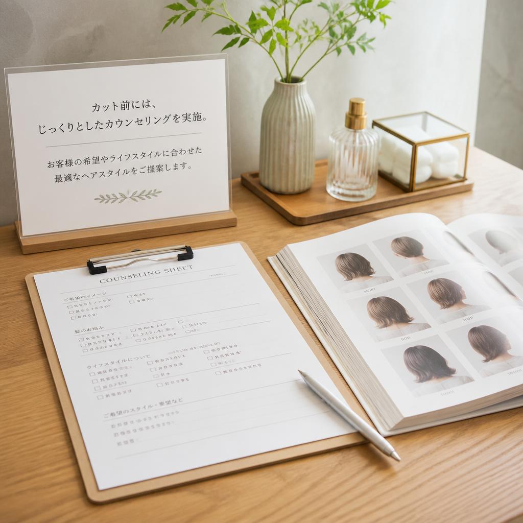 あなたに似合うスタイルのためのカウンセリング