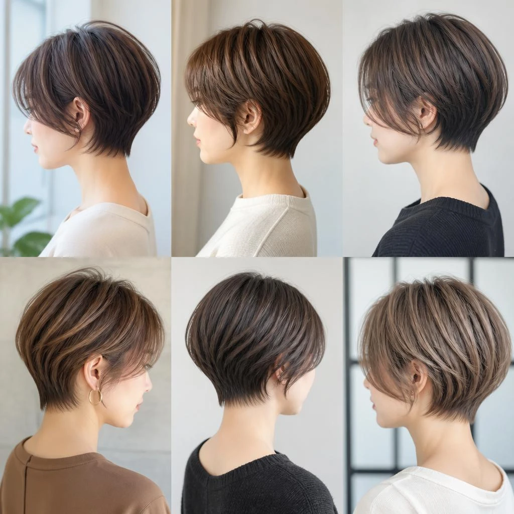 シンプルでおしゃれなショートヘア
