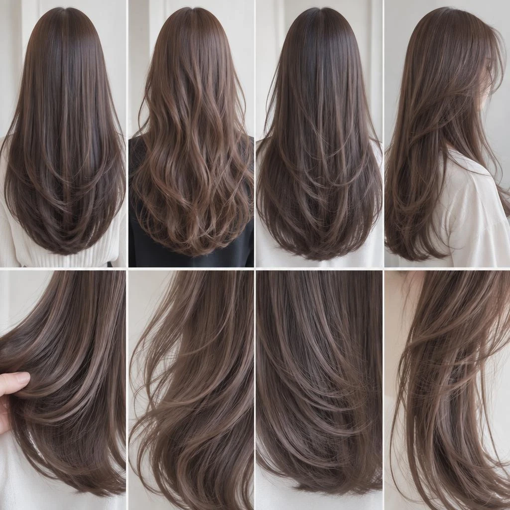 長さを活かして楽しむ、ロングヘアのデザイン